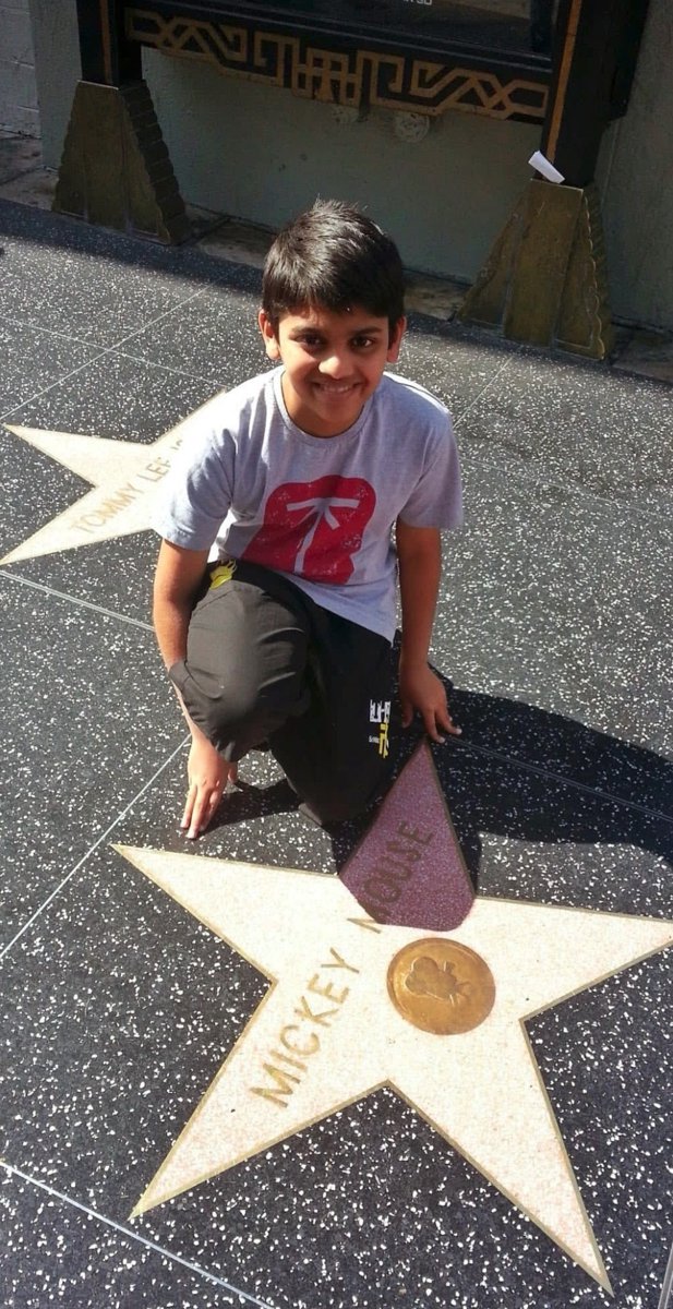 Arjun Pawar as a child