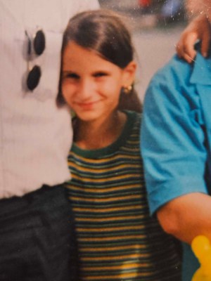 Sonia Patrizi as a child